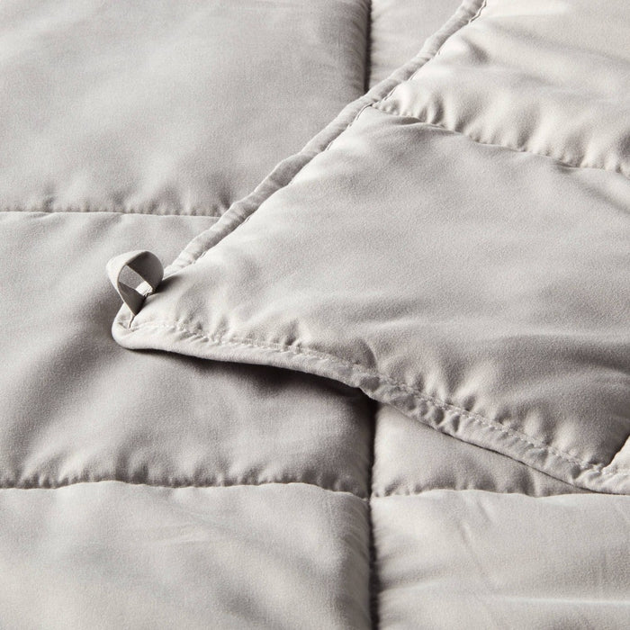 50"x70" 12lbs Weighted Blanket Gray - Room Essentials™