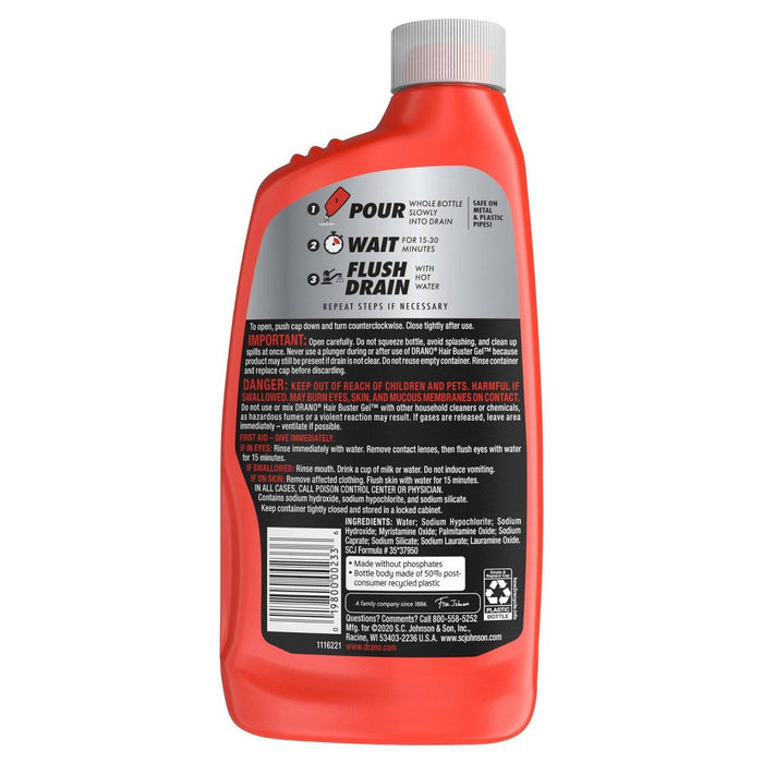 Drano Hair Buster Gel - 16oz