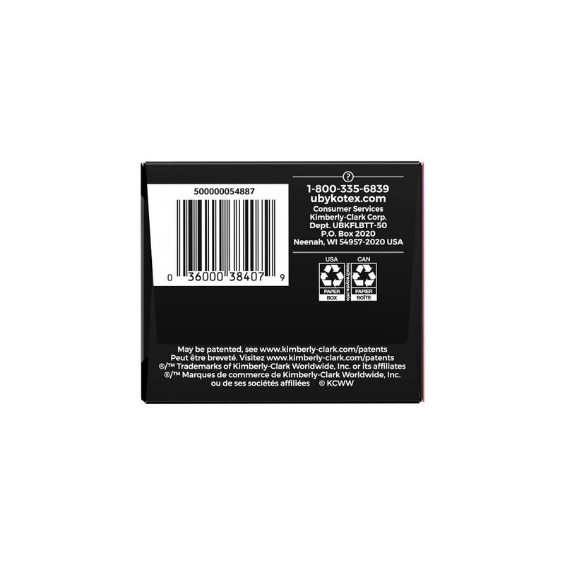 U by Kotex Barely There Thin Fragrance Free Panty Liners - Light Absorbency - Regular Length - 50ct