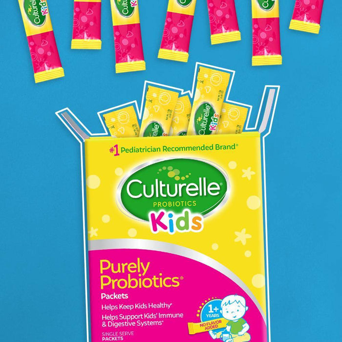 Culturelle Kids Daily Probiotic Packets for Healthy Immune and Digestive System - 30ct