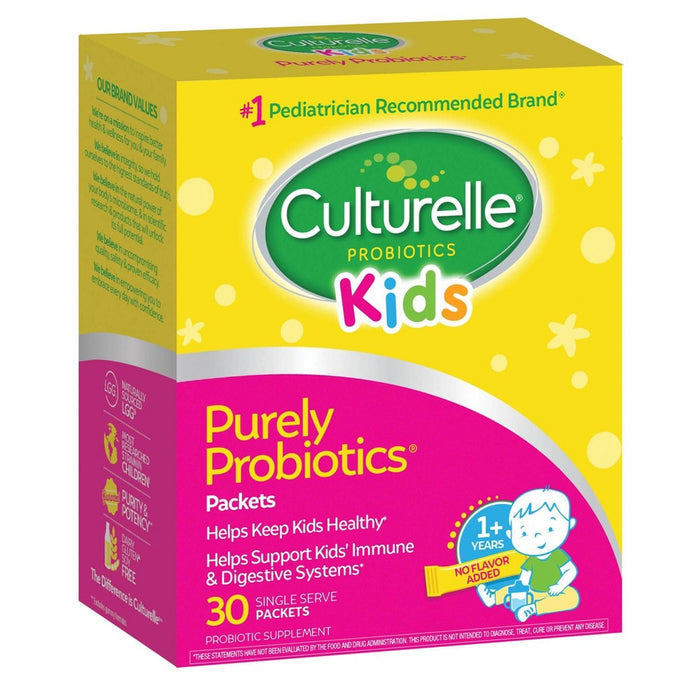 Culturelle Kids Daily Probiotic Packets for Healthy Immune and Digestive System - 30ct