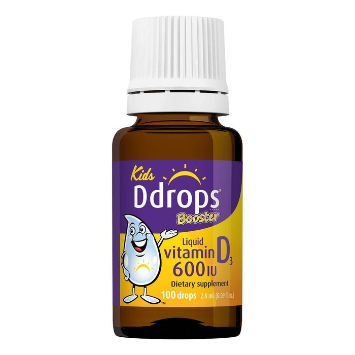 Ddrops Booster Kids Vitamin D Liquid Drops 600 IU - 0.09 fl oz