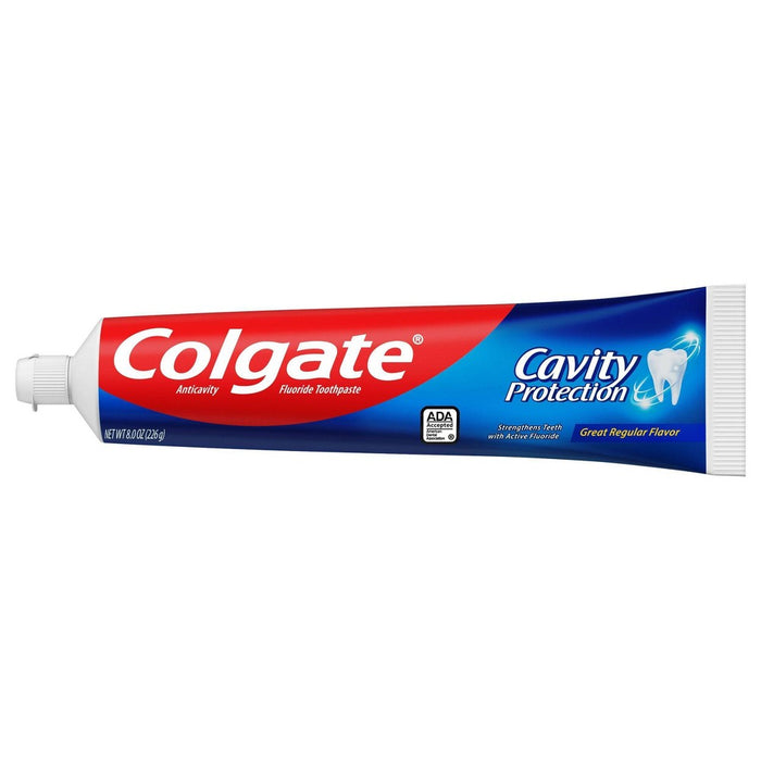Colgate Cavity Protection Fluoride Toothpaste Great Regular Flavor - 8oz