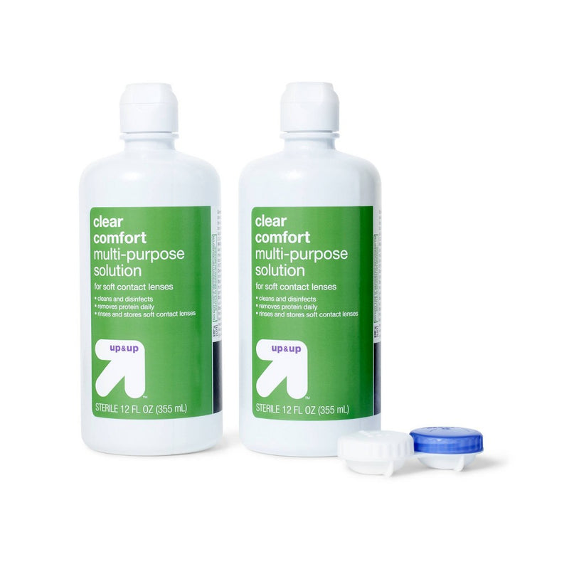 Clear Comfort Multipurpose Contact Solution - 2ct ( 12 fl oz each) - up & up™