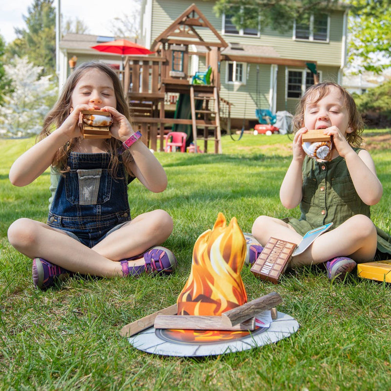 Melissa & Doug Let's Explore S'mores & More Campfire Play Set