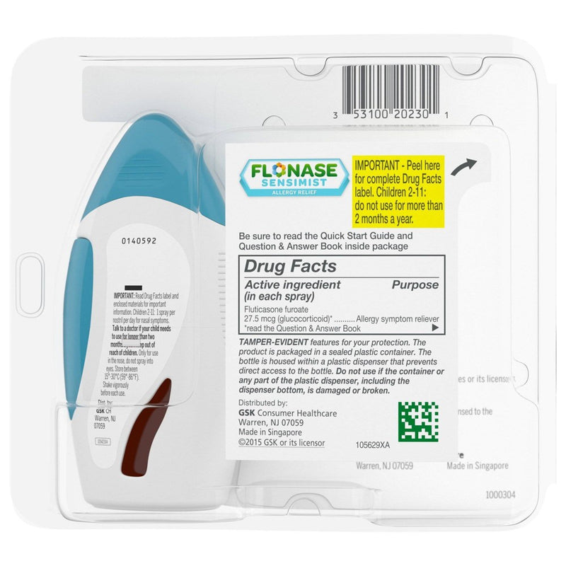 Children's Flonase Sensimist Allergy Relief Nasal Spray - Fluticasone Furoate - 0.2 fl oz