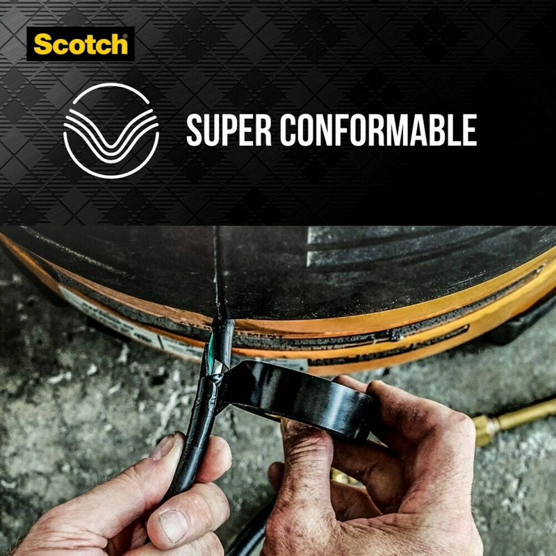 Scotch 3/4"x450" Super 33+ Electrical Tape Black