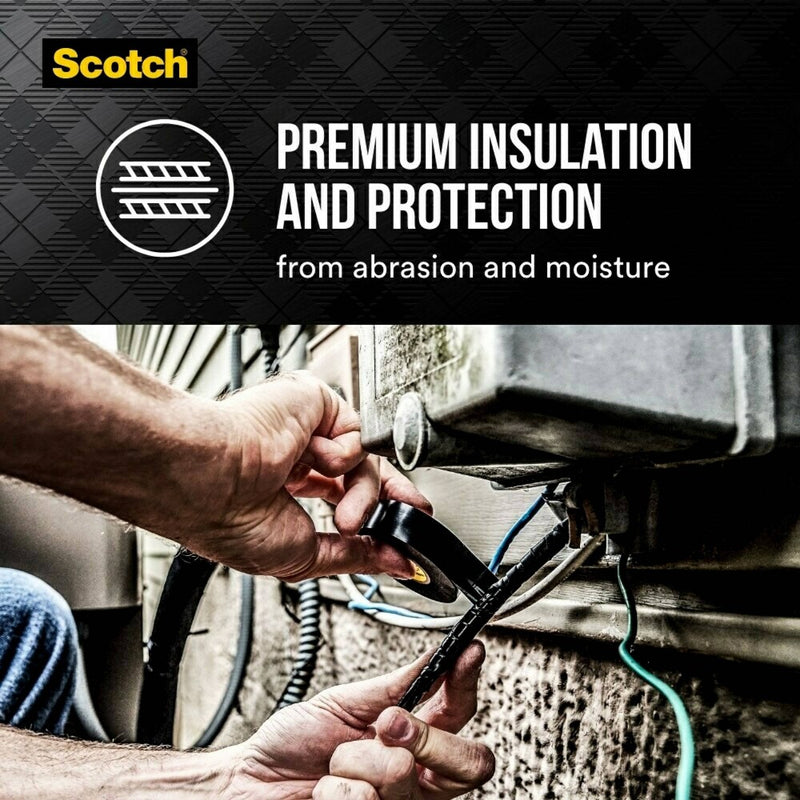 Scotch 3/4"x450" Super 33+ Electrical Tape Black