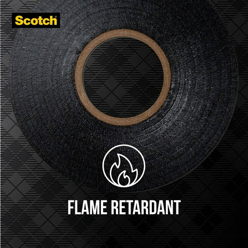Scotch 3/4"x450" Super 33+ Electrical Tape Black
