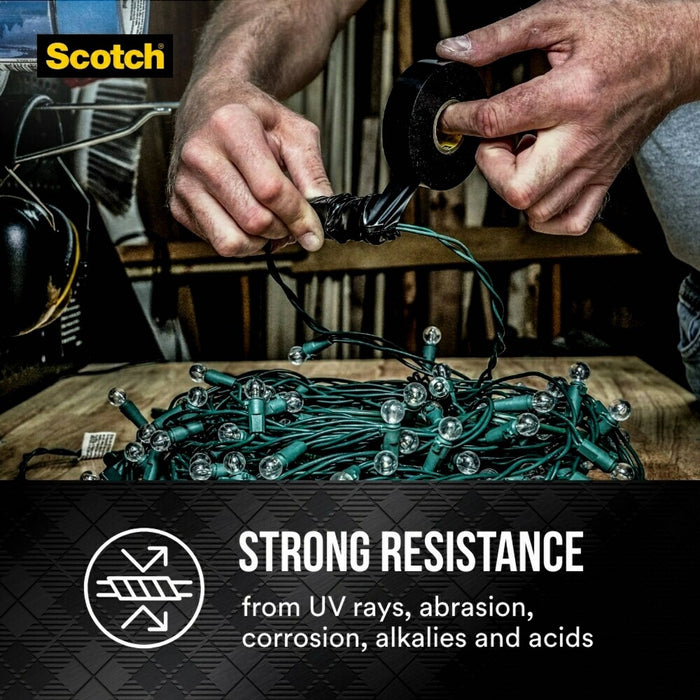 Scotch 3/4"x450" Super 33+ Electrical Tape Black