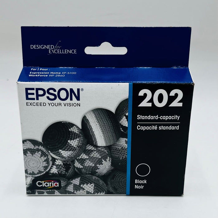Epson 202 Single Ink Cartridge - Black (T202120-CP) EXP: 07/26 AND AFTER