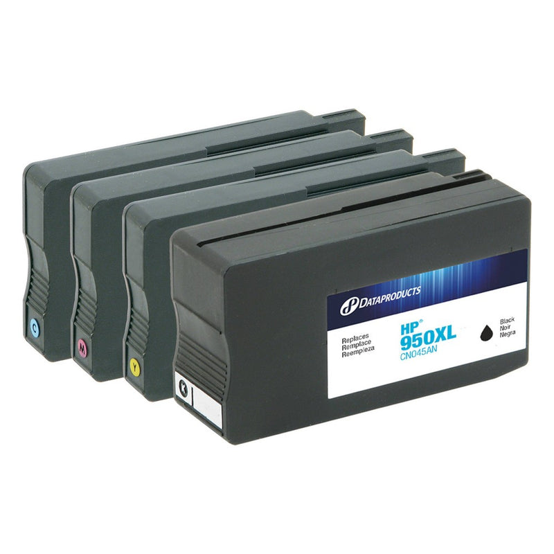 Re-manufactured Black XL+Cyan/Magenta/Yellow 4-Pack - HP 950XL/951 Ink Series