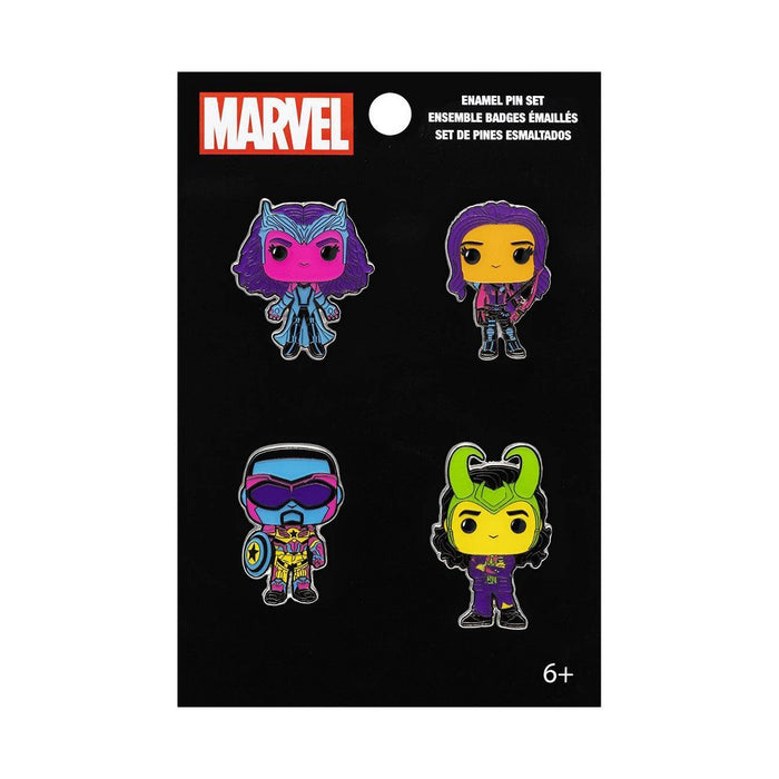 Funko POP! Marvel: 4pk Enamel Pin Set