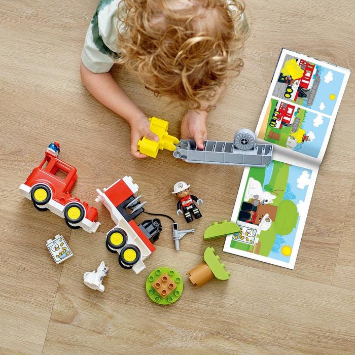 LEGO DUPLO Rescue Fire Truck 10969 Building Toy; Firefighter & Fire Truck *NEW*