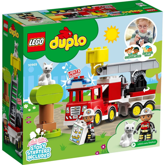 LEGO DUPLO Rescue Fire Truck 10969 Building Toy; Firefighter & Fire Truck *NEW*