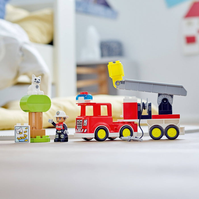 LEGO DUPLO Rescue Fire Truck 10969 Building Toy; Firefighter & Fire Truck *NEW*