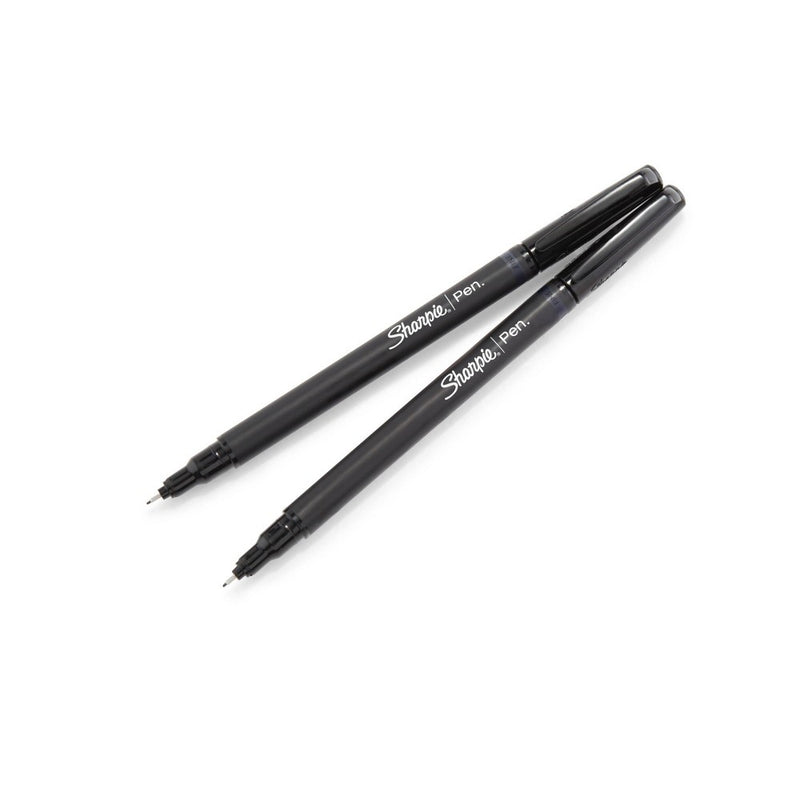 Sharpie 3pk Felt Marker Pens 0.4mm Fine Tip Black