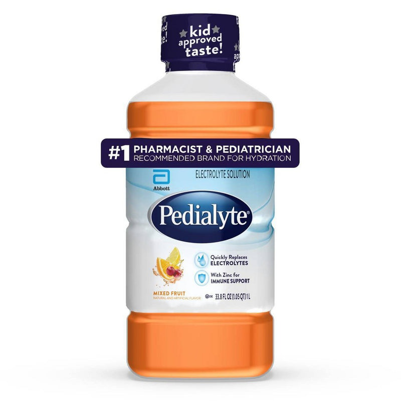 Pedialyte Electrolyte Solution - Mixed Fruit - 33.8 fl oz
