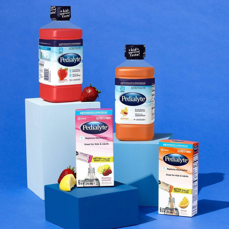 Pedialyte Electrolyte Solution - Mixed Fruit - 33.8 fl oz