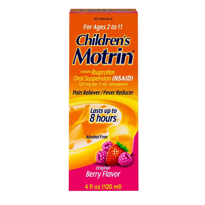 Children's Motrin Pain Reliever/Fever Reducer Liquid - Ibuprofen (NSAID) - Berry - 4 fl oz
