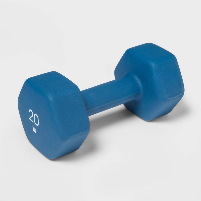Neoprene Dumbbell 20lbs Blue - All in Motion™ (LOCAL PICKUP ONLY)