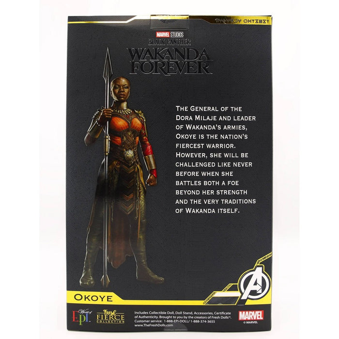 Marvel Black Panther Wakanda Forever Okoye Fashion Doll