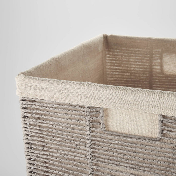 Twisted Rope Hamper Gray - Brightroom™
