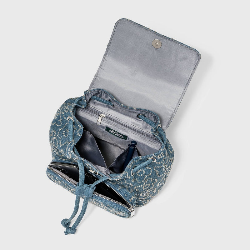 Floral Print Mini Flap Backpack - Wild Fable™ Blue