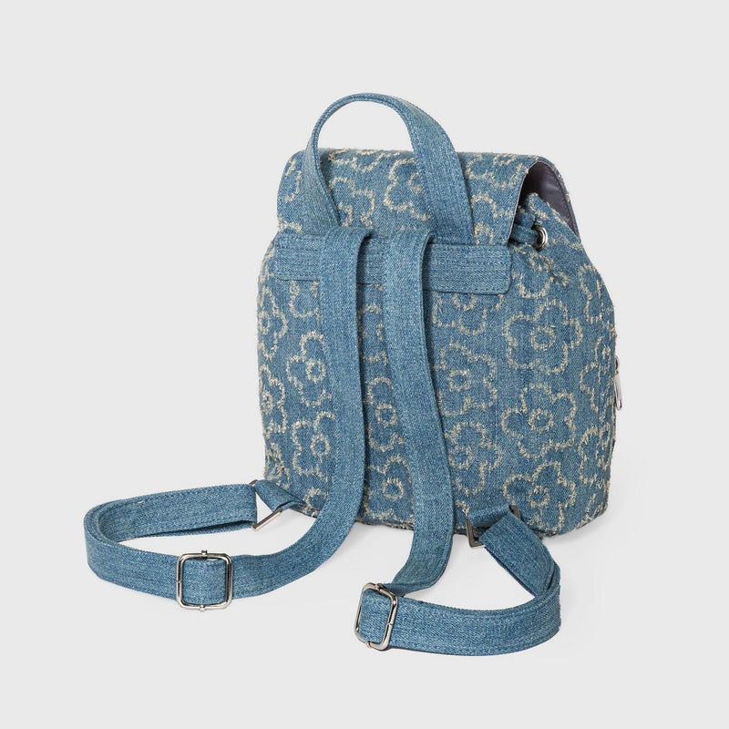 Floral Print Mini Flap Backpack - Wild Fable™ Blue