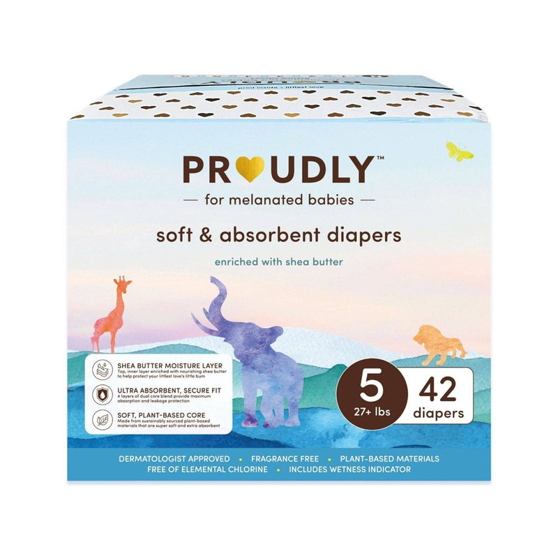 PROUDLY COMPANY Soft & Absorbent Diapers - Size 5 - 42ct
