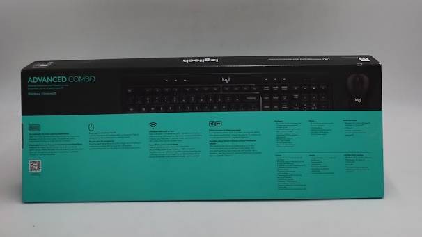 Logitech Advance Keyboard and Mouse Combo Desktop - Black