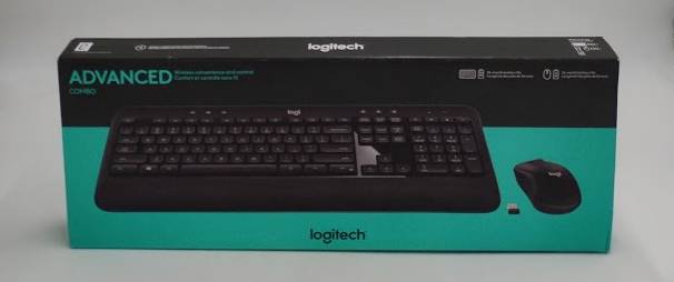 Logitech Advance Keyboard and Mouse Combo Desktop - Black