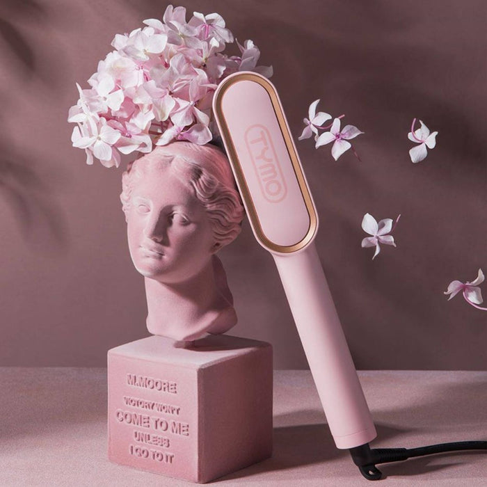 TYMO Ring Hair Straightening Brush - HC 100R - Pink