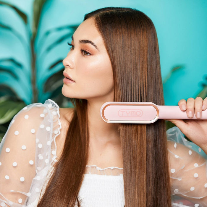 TYMO Ring Hair Straightening Brush - HC 100R - Pink