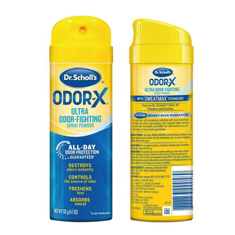 Dr. Scholl's Odor-X Odor Fighting Spray Powder - 4.7oz