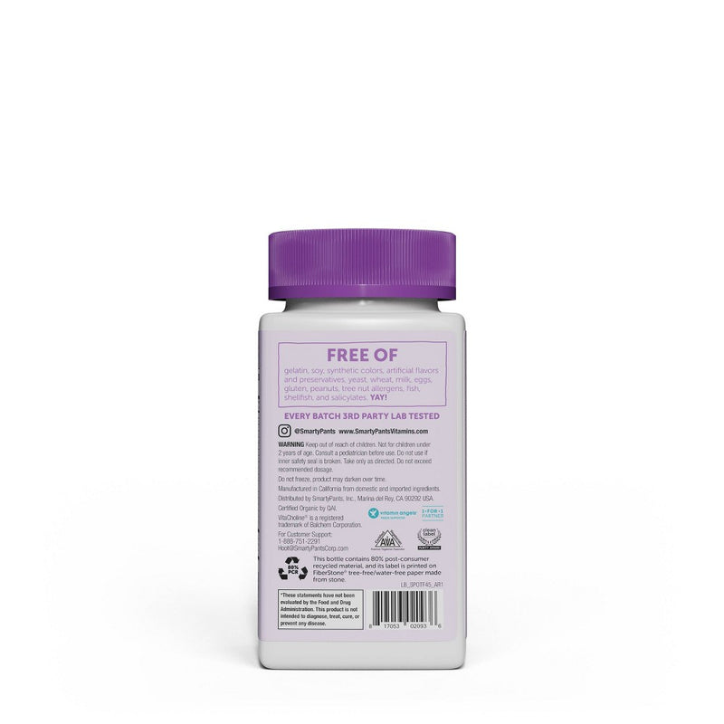 SmartyPants Organics Toddler Formula Multivitamin Vegan Gummies - 45ct