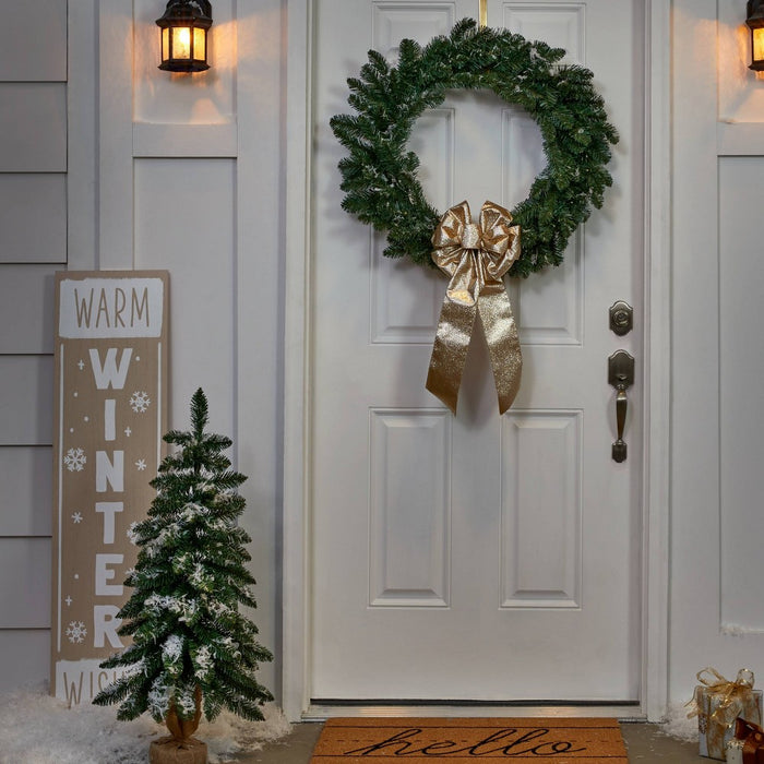 3' Unlit Downswept Alberta Spruce Mini Artificial Christmas Tree with Burlap Base - Wondershop™ (LOCAL PICKUP ONLY)