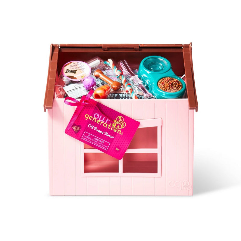 Our Generation OG Puppy House Dog House Accessory Playset for 18" Dolls