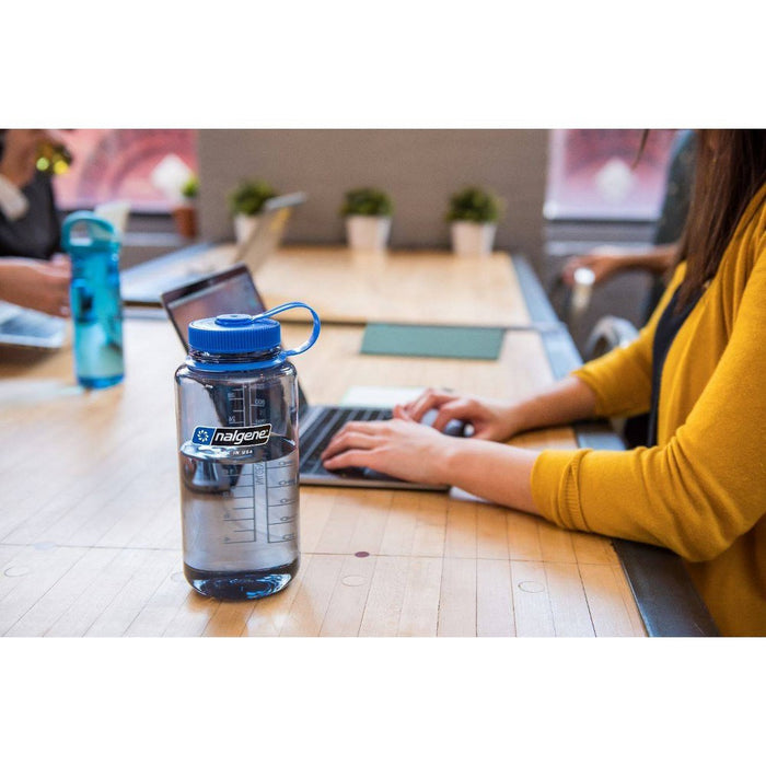 Nalgene Water Bottle Wide Mouth 32oz - Gray