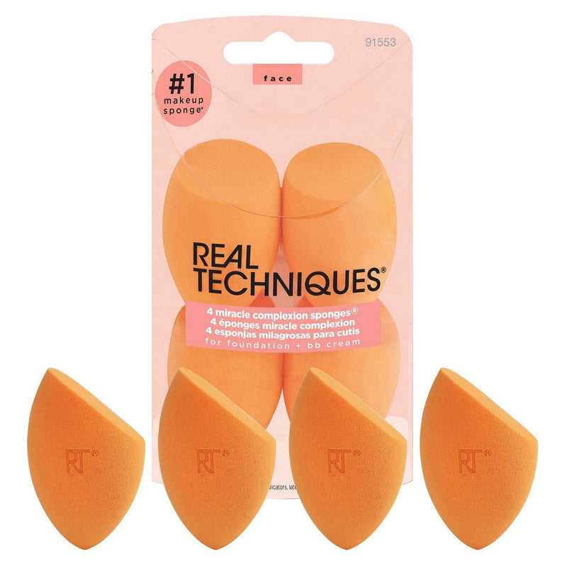 Real Techniques Sponge+ Miracle Complexion Sponge - 4ct