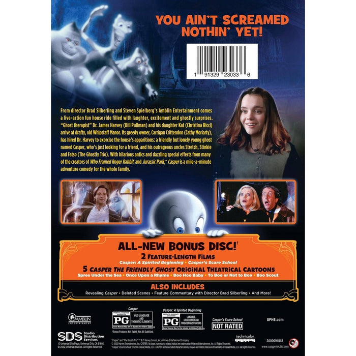 Casper - Halloween Big Faces Line Look (DVD) *BRAND NEW & SEALED*