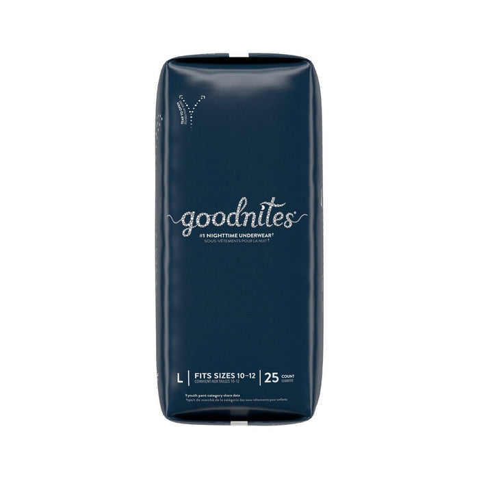 Goodnites Girls' Nighttime Bedwetting Underwear Huge Size - L - 75ct