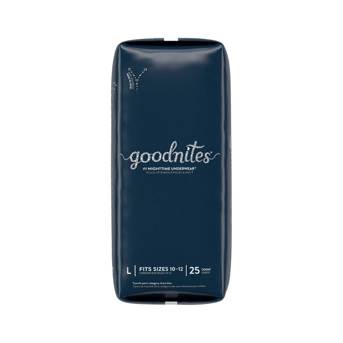 Goodnites Girls' Nighttime Bedwetting Underwear Huge Size - L - 75ct