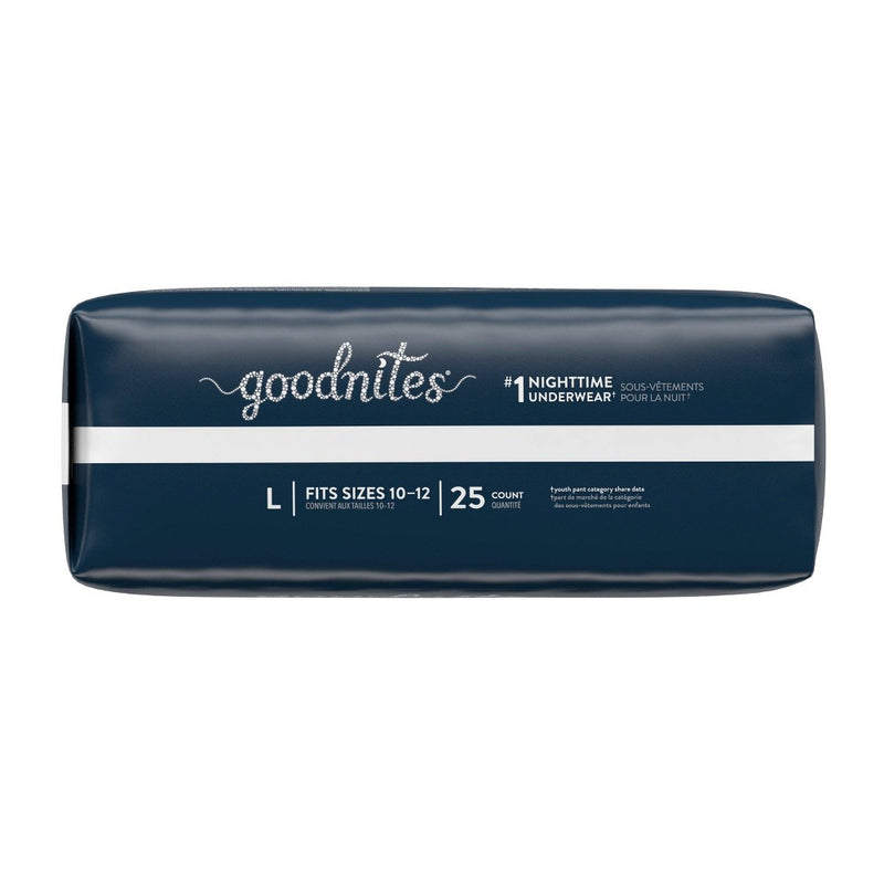 Goodnites Girls' Nighttime Bedwetting Underwear Huge Size - L - 75ct