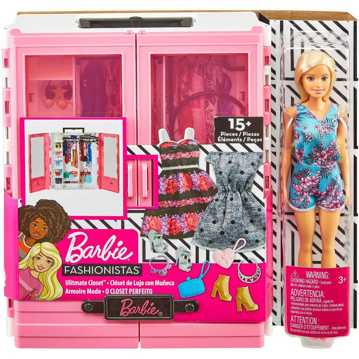 Barbie Ultimate Closet & Doll Set - Damaged Box