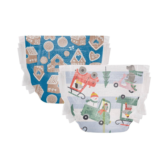 The Honest Company Clean Conscious Disposable Diapers Oh Gingersnap! & Four Woof Drive  - Size 1 - 80ct