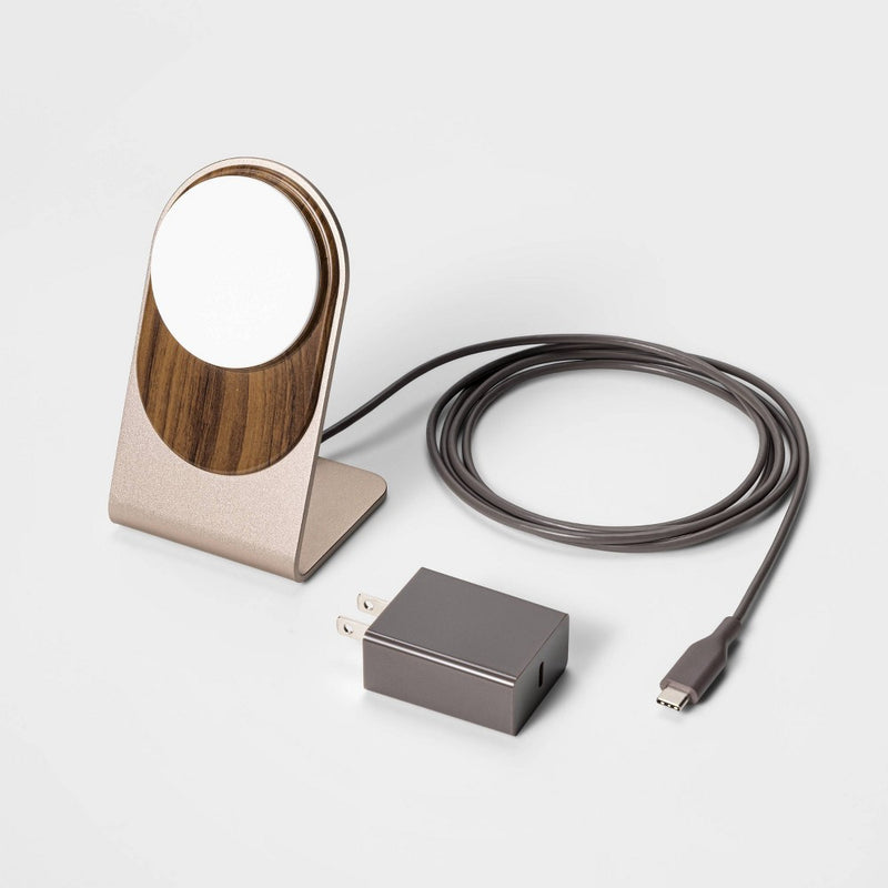 heyday™ MagSafe Charging Stand - Wood Grain