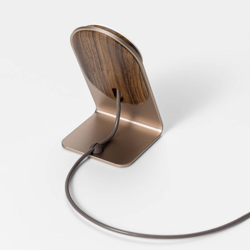heyday™ MagSafe Charging Stand - Wood Grain