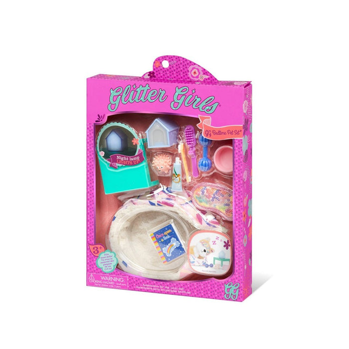 Glitter Girls Bedtime Pet with Dog House Nightlight Accessory Set  for 14" Dolls