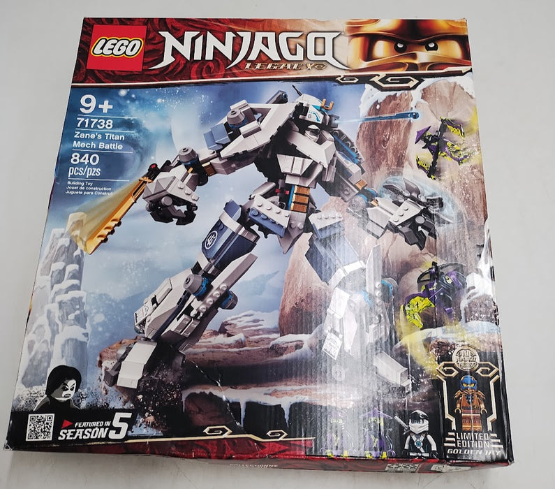 LEGO NINJAGO Legacy Zane's Titan Mech Battle 71738 NEW - SEE DETAILS